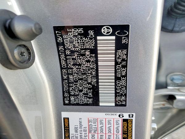 2018 TOYOTA CAMRY