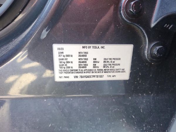 2023 TESLA MODEL Y