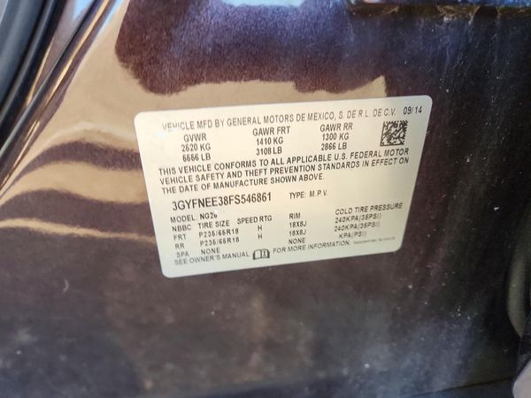 2015 CADILLAC SRX