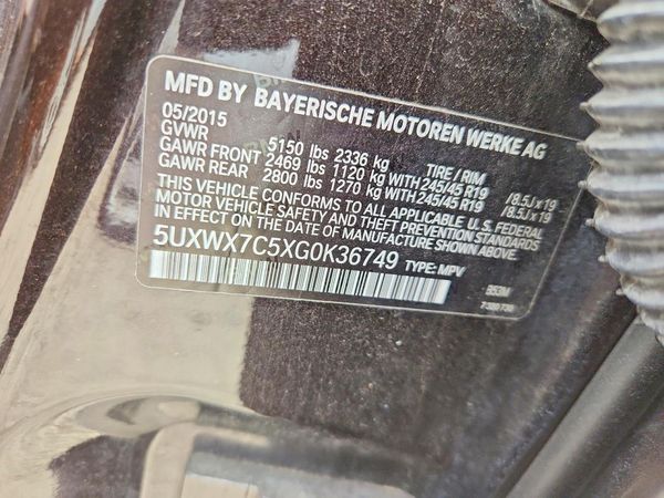 2016 BMW X3
