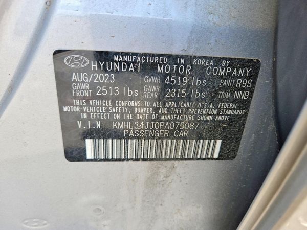 2023 HYUNDAI SONATA SEL — VINS