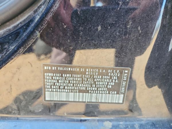 2022 VOLKSWAGEN JETTA