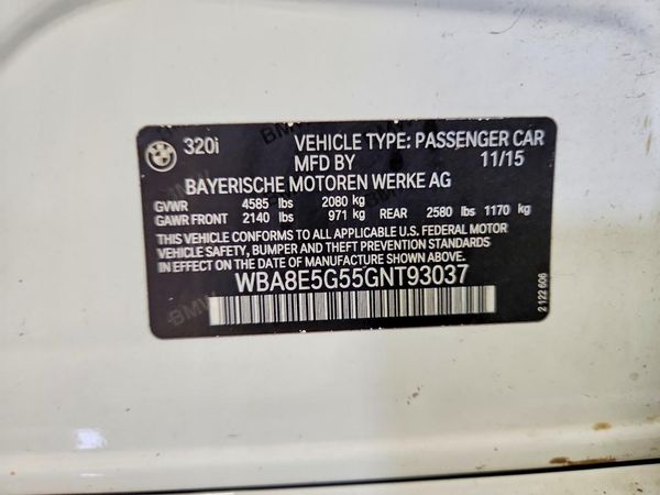 2016 BMW 320 xDrive SA