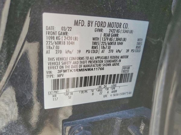2022 FORD MUSTANG Select