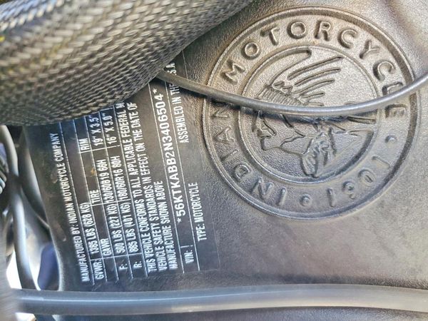 2022 INDIAN MOTORCYCLE CO. MOTORCYCLE Premium