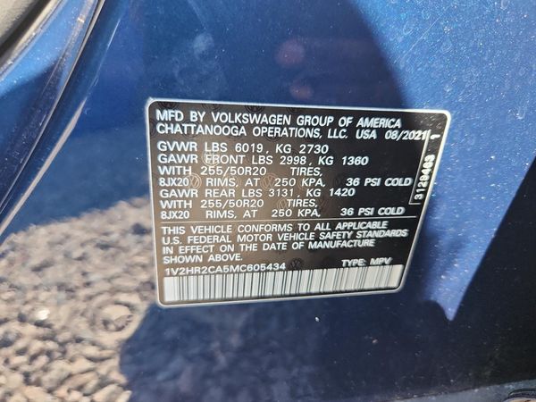 2021 VOLKSWAGEN ATLAS 4Motion SE w/ Tech