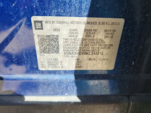 2019 CHEVROLET EQUINOX LT (1LT)