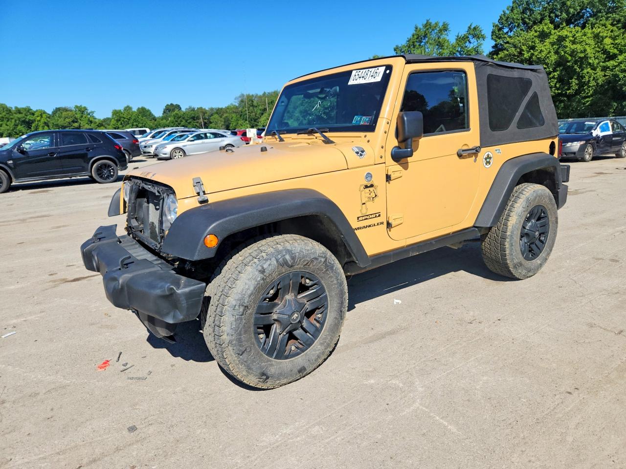 2013 JEEP WRANGLER Sport — Front 3/4