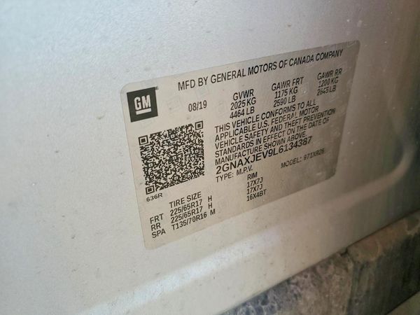 2020 CHEVROLET EQUINOX LT (2FL)