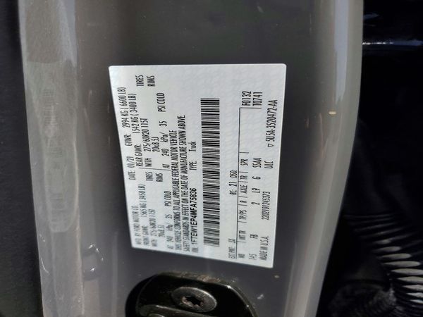 2021 FORD F150
