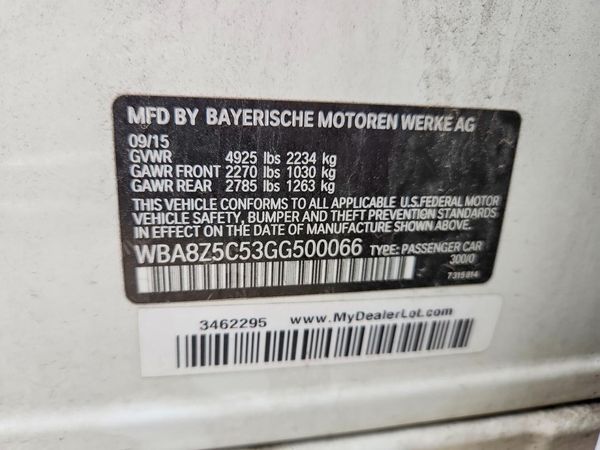 2016 BMW 328 GT