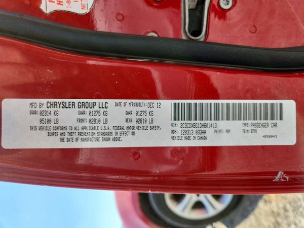 2013 DODGE CHARGER SE