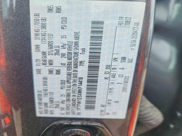 2021 FORD F150
