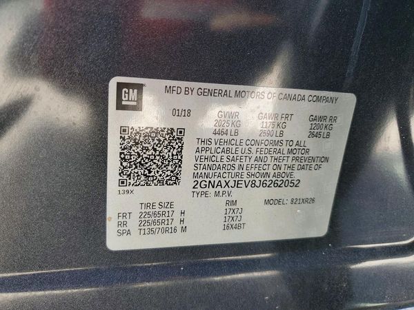 2018 CHEVROLET EQUINOX