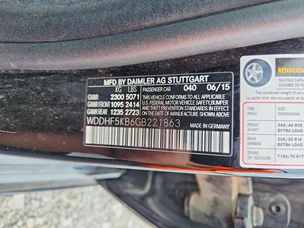 2016 MERCEDES-BENZ E E350
