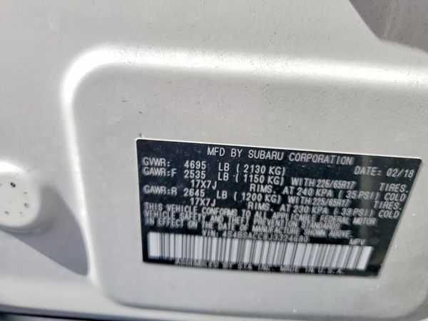 2018 SUBARU OUTBACK