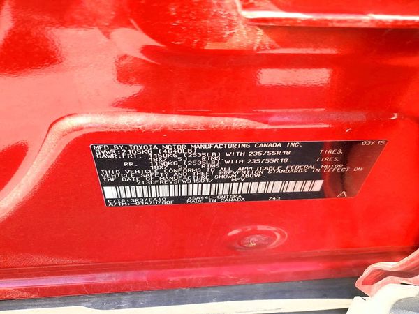 2015 TOYOTA RAV4 Limited (G Grade)