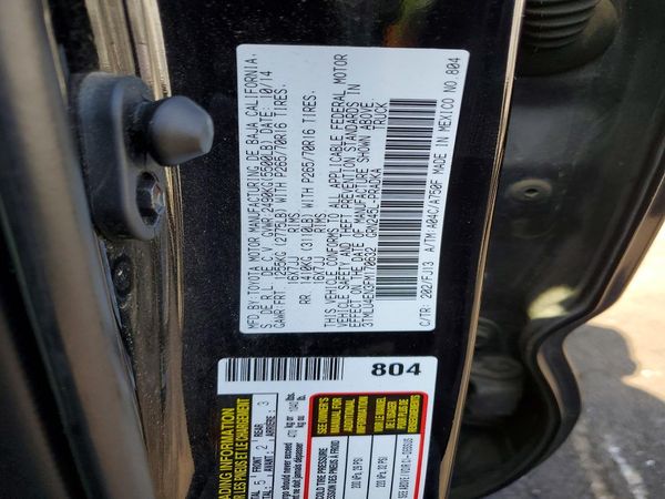 2015 TOYOTA TACOMA Delux Grade — VINS