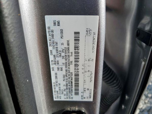 2021 FORD F150