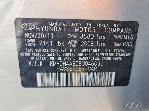 2014 HYUNDAI ELANTRA