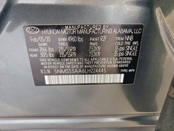 2020 HYUNDAI SANTA FE
