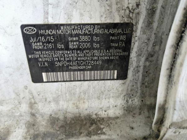 2016 HYUNDAI ELANTRA