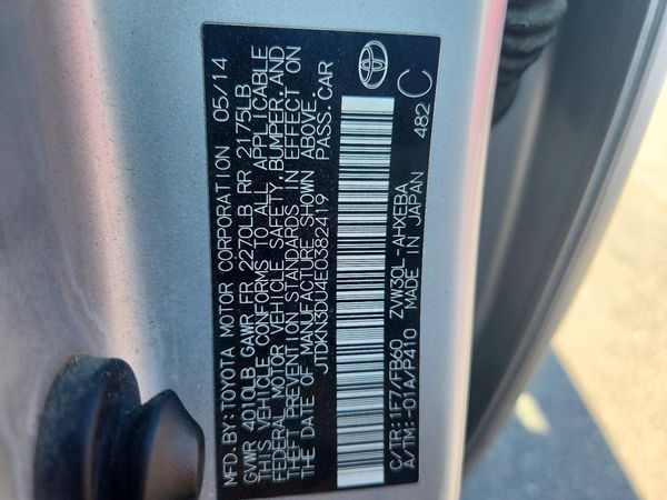 2014 TOYOTA PRIUS