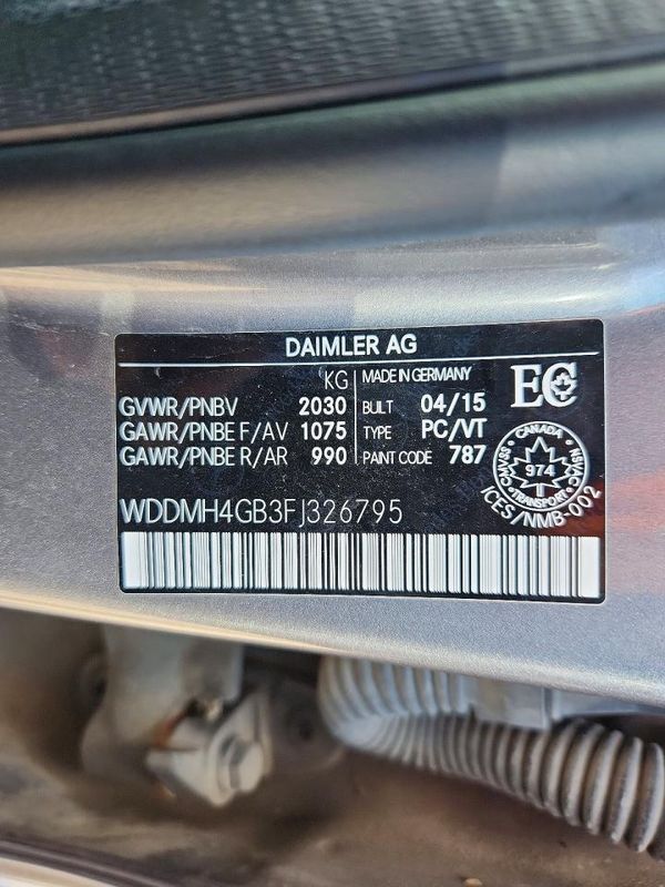 2015 MERCEDES-BENZ B B250