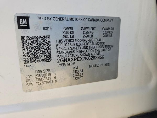 2019 CHEVROLET EQUINOX Premier (2LZ)