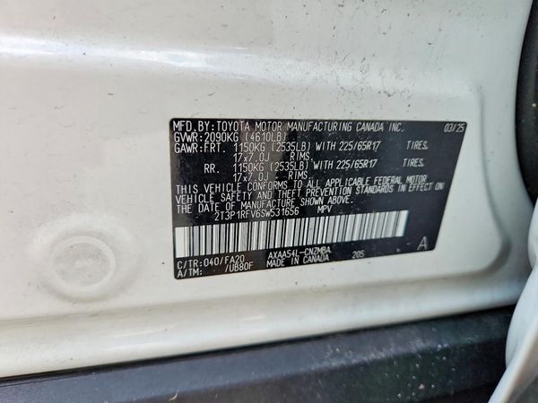 2025 TOYOTA RAV4