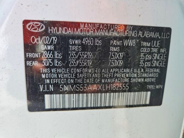 2020 HYUNDAI SANTA FE