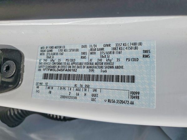 2025 FORD F150