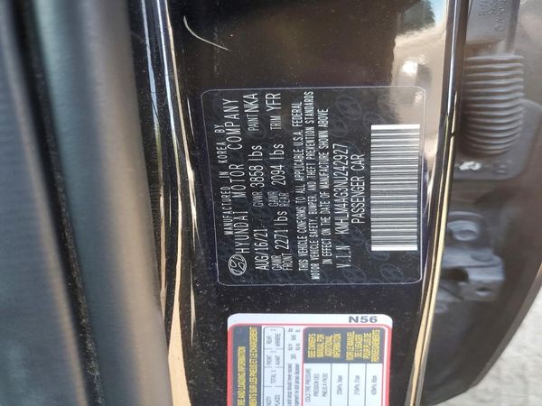 2022 HYUNDAI ELANTRA SEL