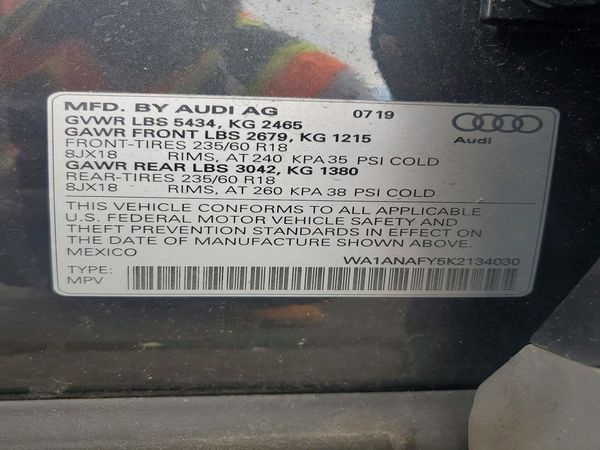 2019 AUDI Q5