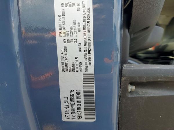 2021 RAM PROMASTER 3500