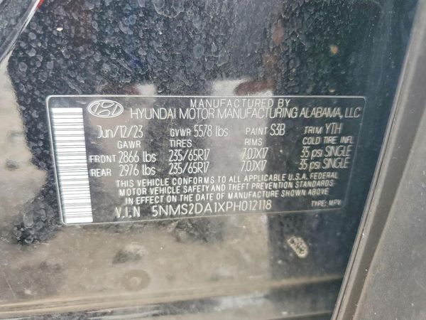 2023 HYUNDAI SANTA FE Blue