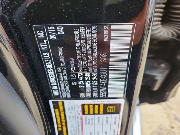 2016 MERCEDES-BENZ C