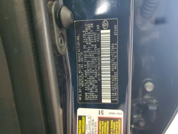 2019 TOYOTA CAMRY L/LE/SE/XLE