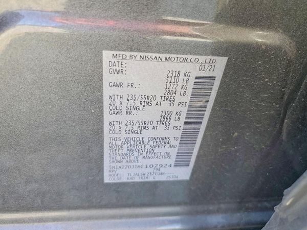 2021 NISSAN MURANO PLATINUM