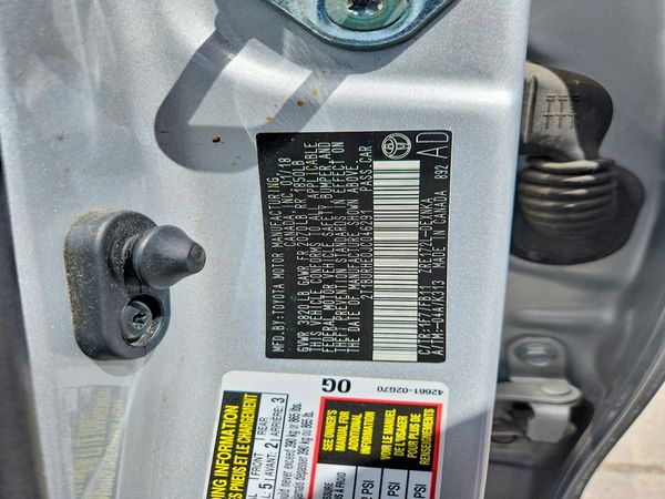 2018 TOYOTA COROLLA L/LE/SE/XLE/XSE