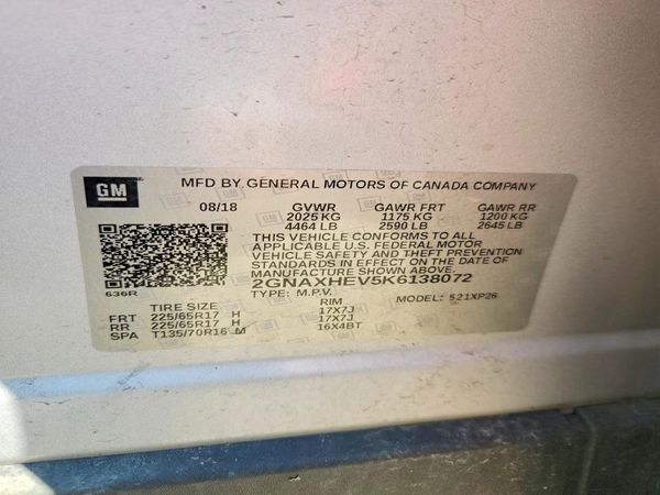 2019 CHEVROLET EQUINOX LS
