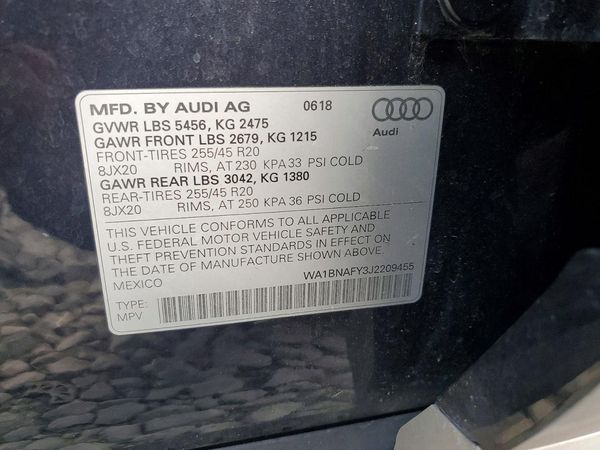 2018 AUDI Q5 quattro Premium Plus