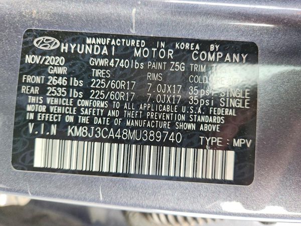 2021 HYUNDAI TUCSON