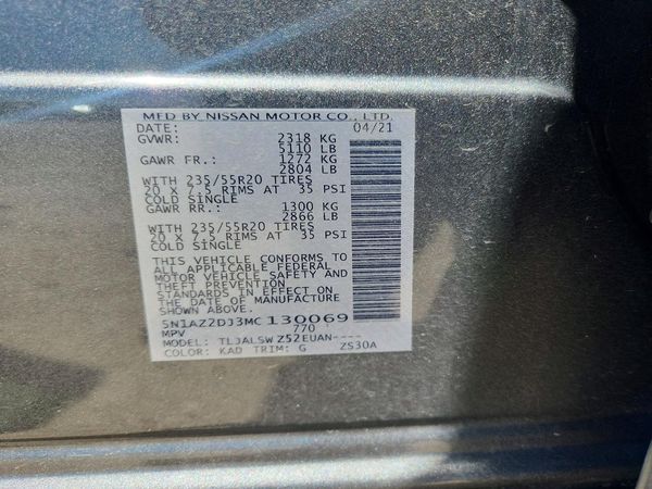 2021 NISSAN MURANO PLATINUM