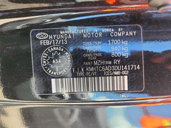 2013 HYUNDAI VELOSTER