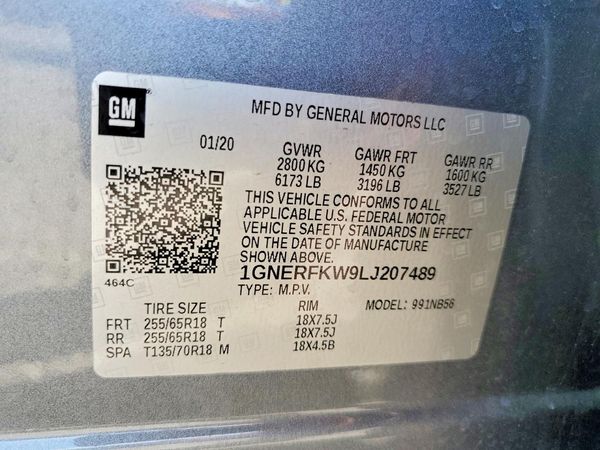 2020 CHEVROLET TRAVERSE