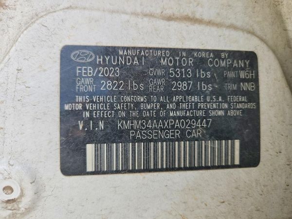 2023 HYUNDAI IONIQ