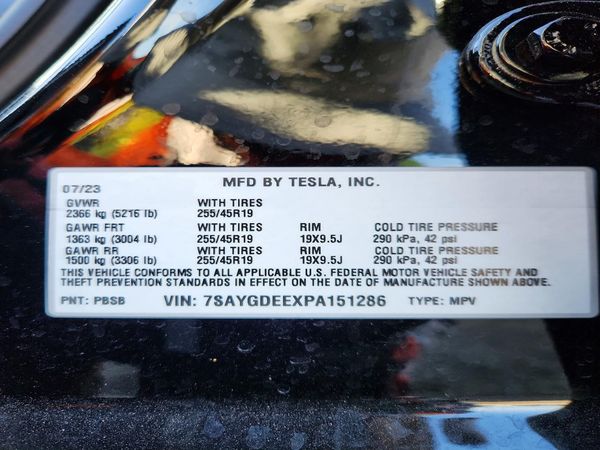 2023 TESLA MODEL Y