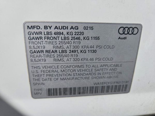 2015 AUDI Q3 quattro Premium Plus