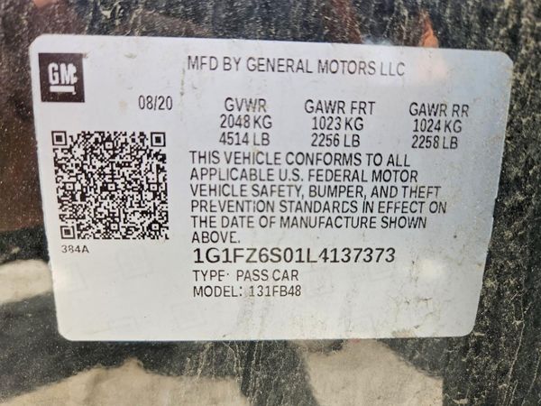 2020 CHEVROLET BOLT EV